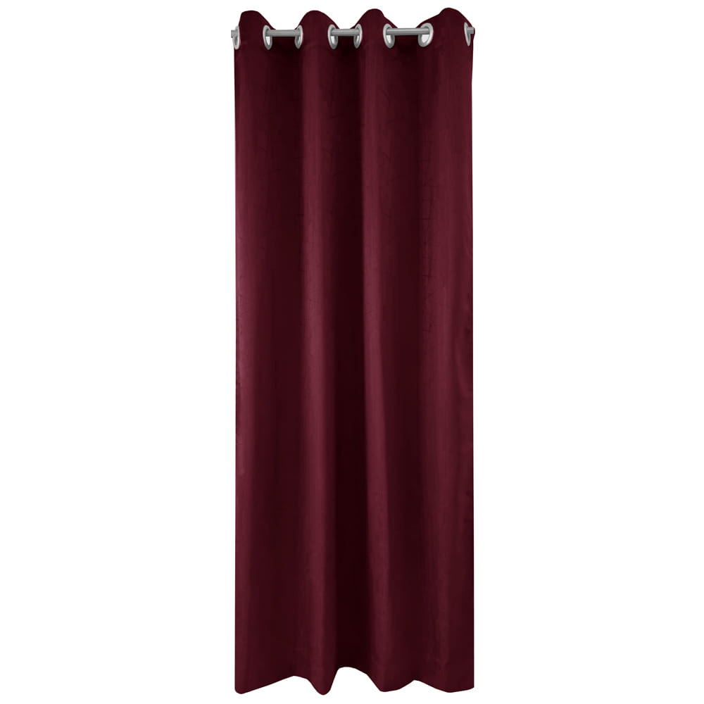 HLS CURTAIN EYELET LILY UV 140X180CM RED