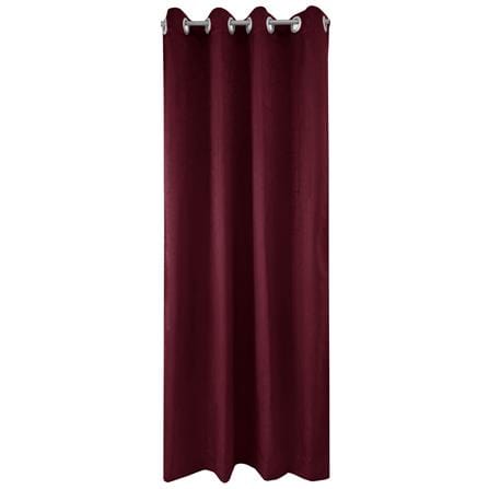 HLS CURTAIN EYELET LILY UV 140X280CM RED