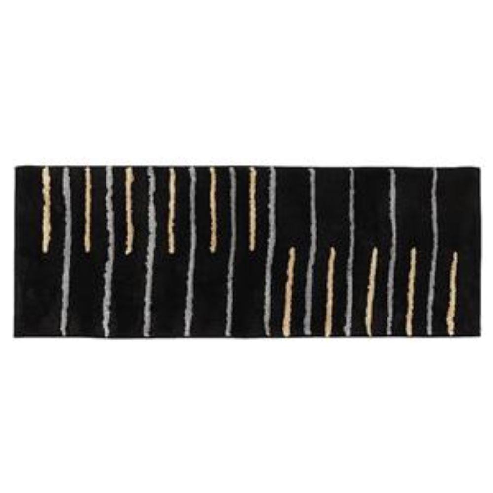 HLS RUG PIANA 45X120CM BLACK