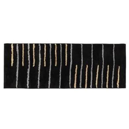 HLS RUG PIANA 45X120CM BLACK
