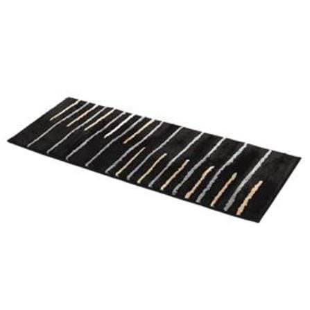 HLS RUG PIANA 45X120CM BLACK