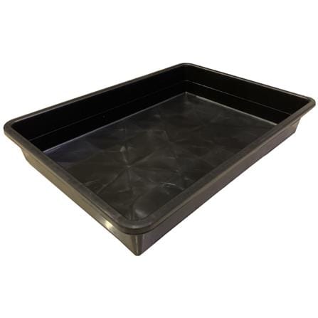 SEEDLING TRAY WITHOUT HOLES  36X50CM BLACK (BASKET WITHOUT HOLE)