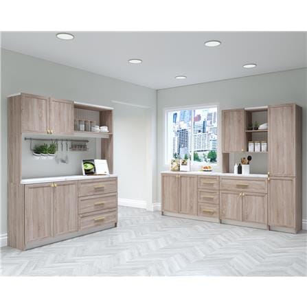 DALZELL KITCHEN CABINET DALZELL-04 2.5FT HANA OAK L800 x W400 x H1900mm