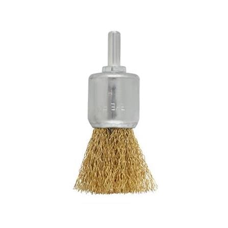 MATALL CRIMPED WIRE WHEEL BRUSH (WITH SHANK) (WOOD & METAL) 3EA/SET