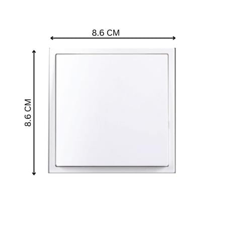 16A 1 GANG 1 WAY SWITCH H701011 WHITE SIMON