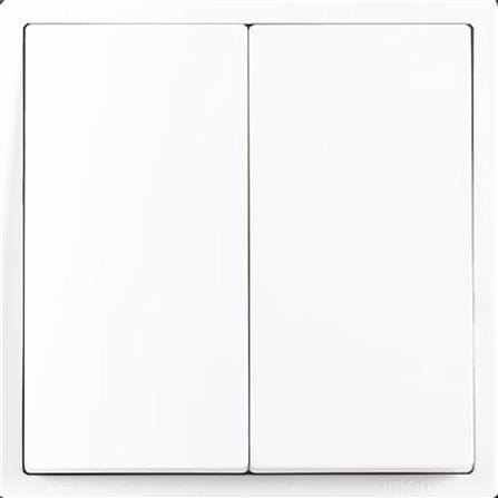 16A 2 GANG 2 WAY SWITCH H701022 WHITE SIMON