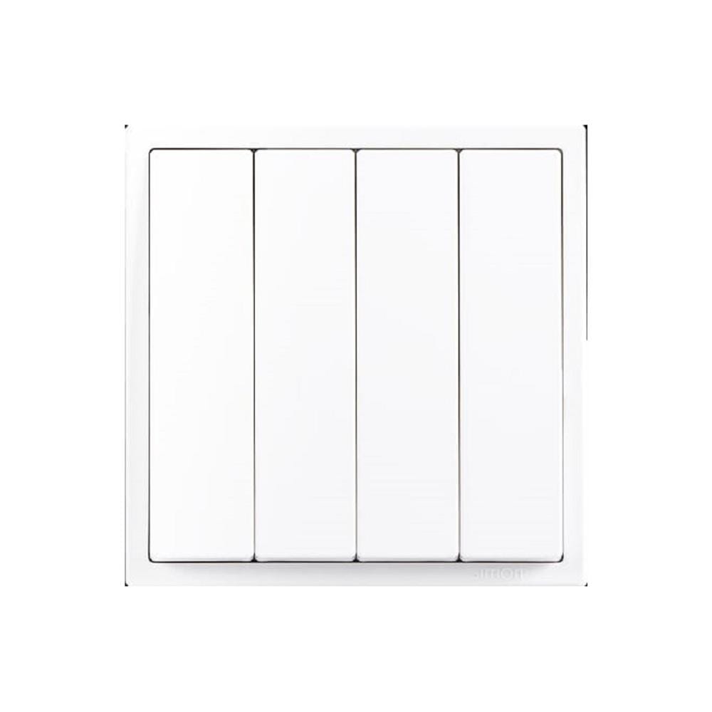 10A 4 GANG 1 WAY SWITCH H701041 WHITE SIMON