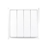 10A 4 GANG 1 WAY SWITCH H701041 WHITE SIMON