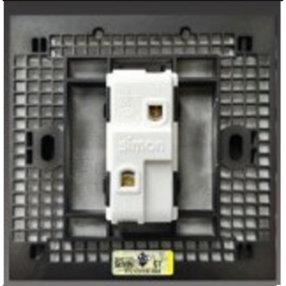 SIMON 16A 1 GANG 2 WAY SWITCH H701012 BLACK