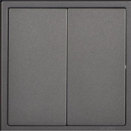 16A 2 GANG 1 WAY SWITCH H701021 BK SIMON