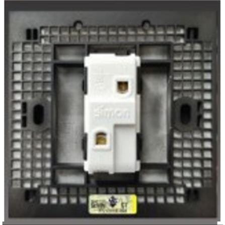 16A 2 GANG 1 WAY SWITCH H701021 BK SIMON