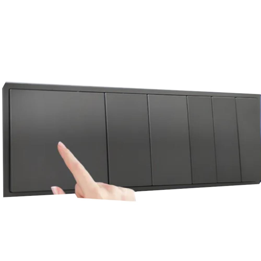 SIMON 16A 3 GANG 1 WAY SWITCH H701031 BLACK
