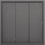SIMON 16A 3 GANG 1 WAY SWITCH H701031 BLACK