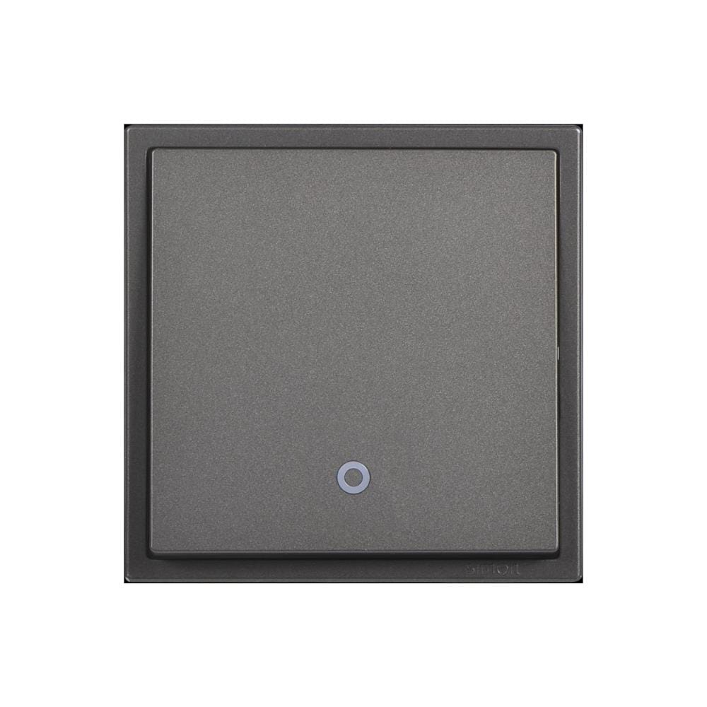 20A 1G1W DOUBLE POLE SWITCH LED H702023 SIMON BLACK