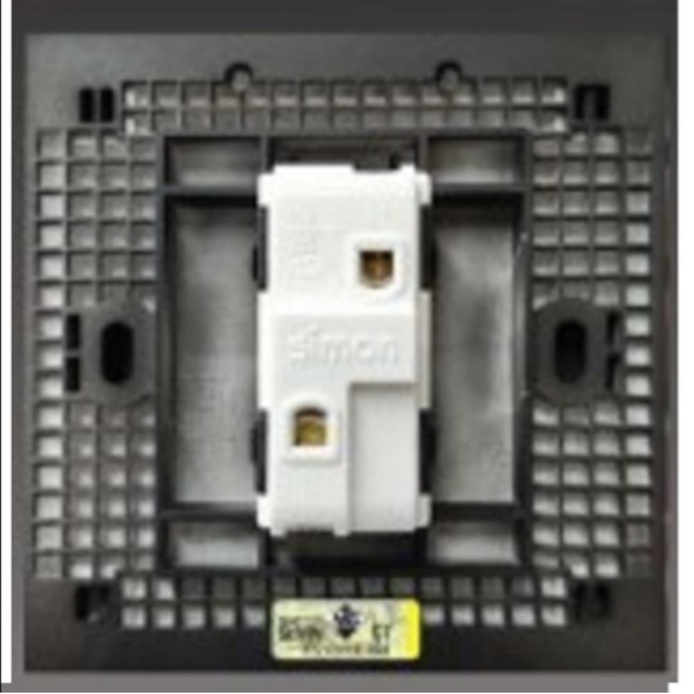SIMON32A 1G1W DP SWITCH LED H703223 BLACK