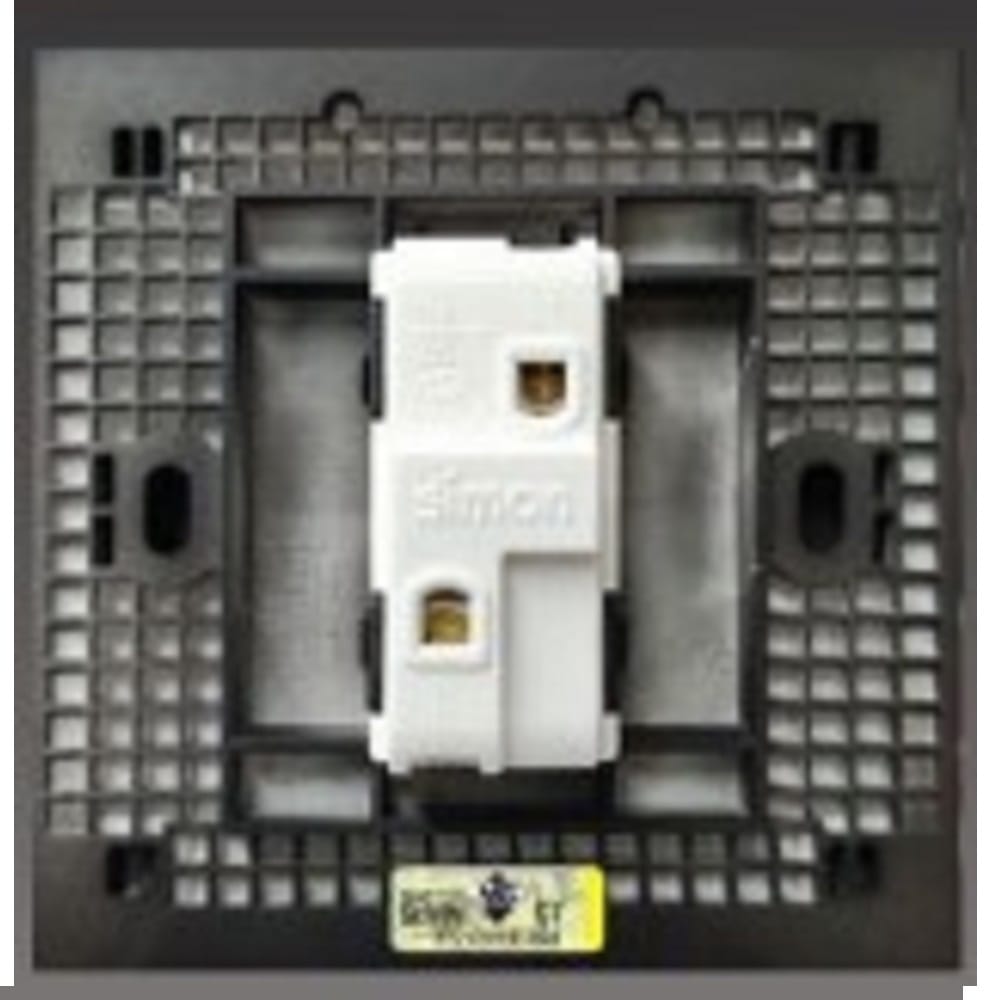 SIMON32A 1G1W DP SWITCH LED H703223 BLACK