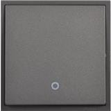 SIMON32A 1G1W DP SWITCH LED H703223 BLACK