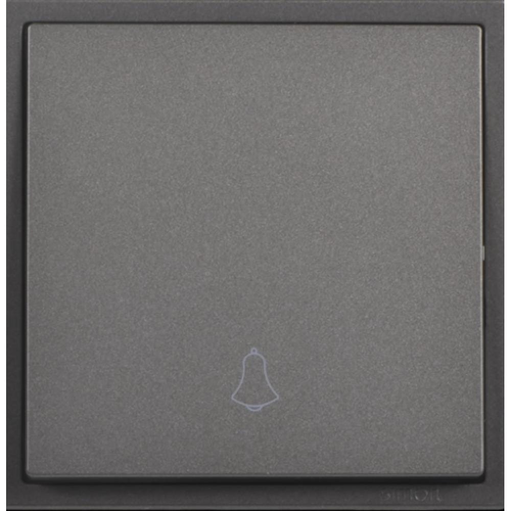SIMON 16A 1 GANG 1 WAY DOORBELL H706301 BLACK