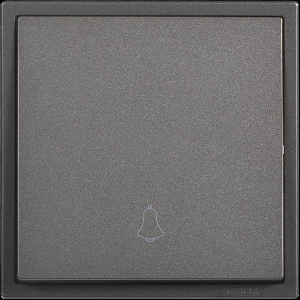 SIMON 16A 1 GANG 1 WAY DOORBELL H706301 BLACK