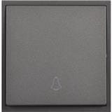 SIMON 16A 1 GANG 1 WAY DOORBELL H706301 BLACK
