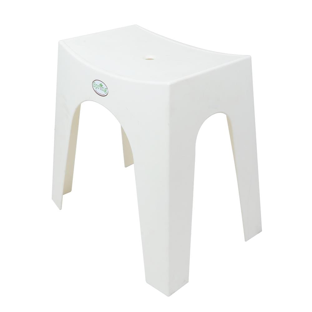 SPRING PLASTIC CHAIR MILAR WHITE