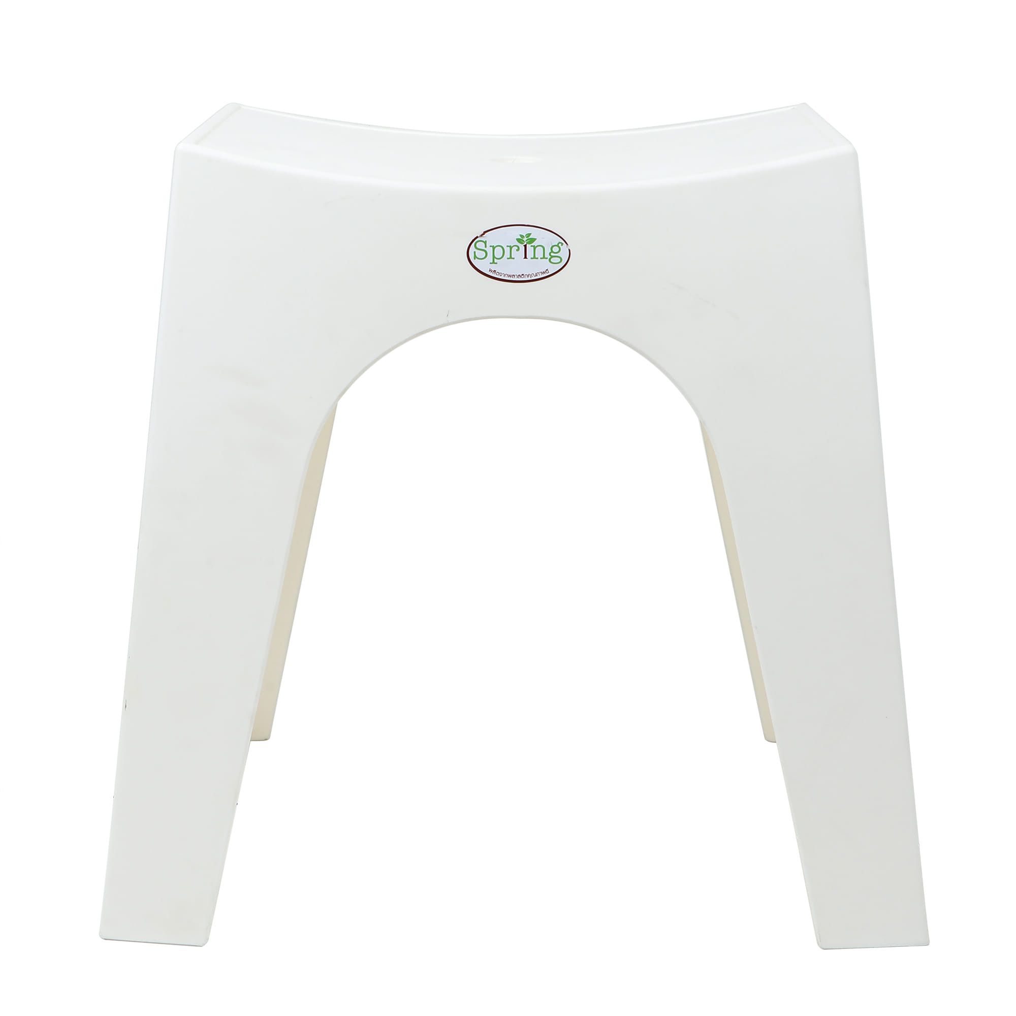 SPRING PLASTIC CHAIR MILAR WHITE