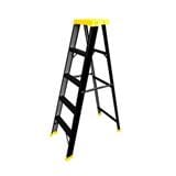 A-FRAME LADDER SANKI 5-STEP BLACK-YELLOW