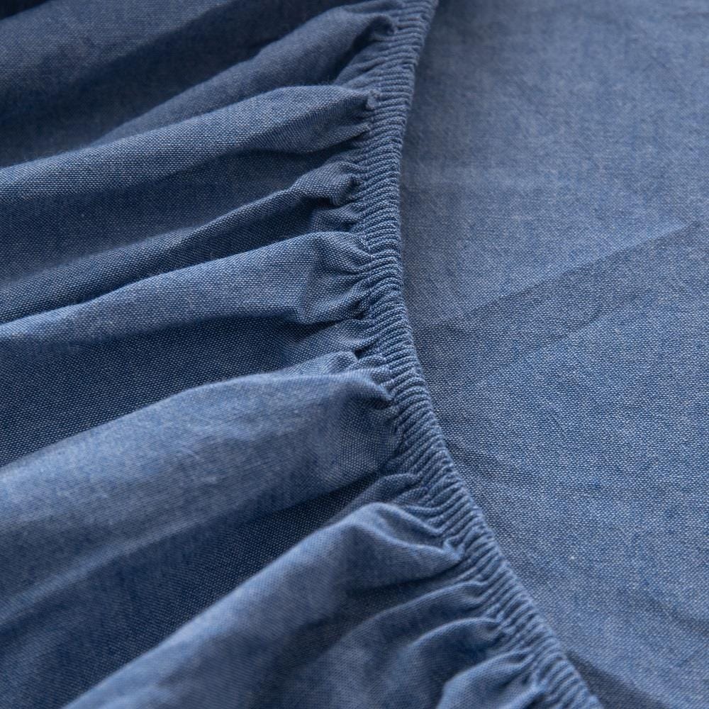 HLS BEDSHEET JAPANESE STYLE COTTON SUPER SINGLE BLUE