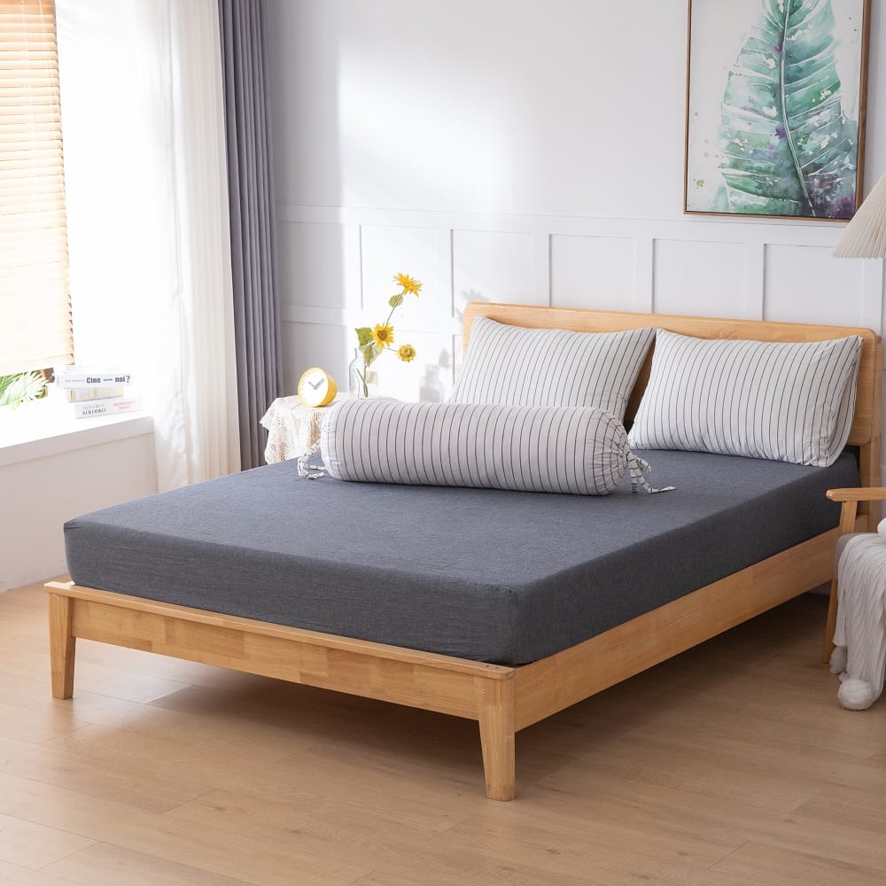 HLS BEDSHEET JAPANESE STYLE COTTON SUPER SINGLE WHITE
