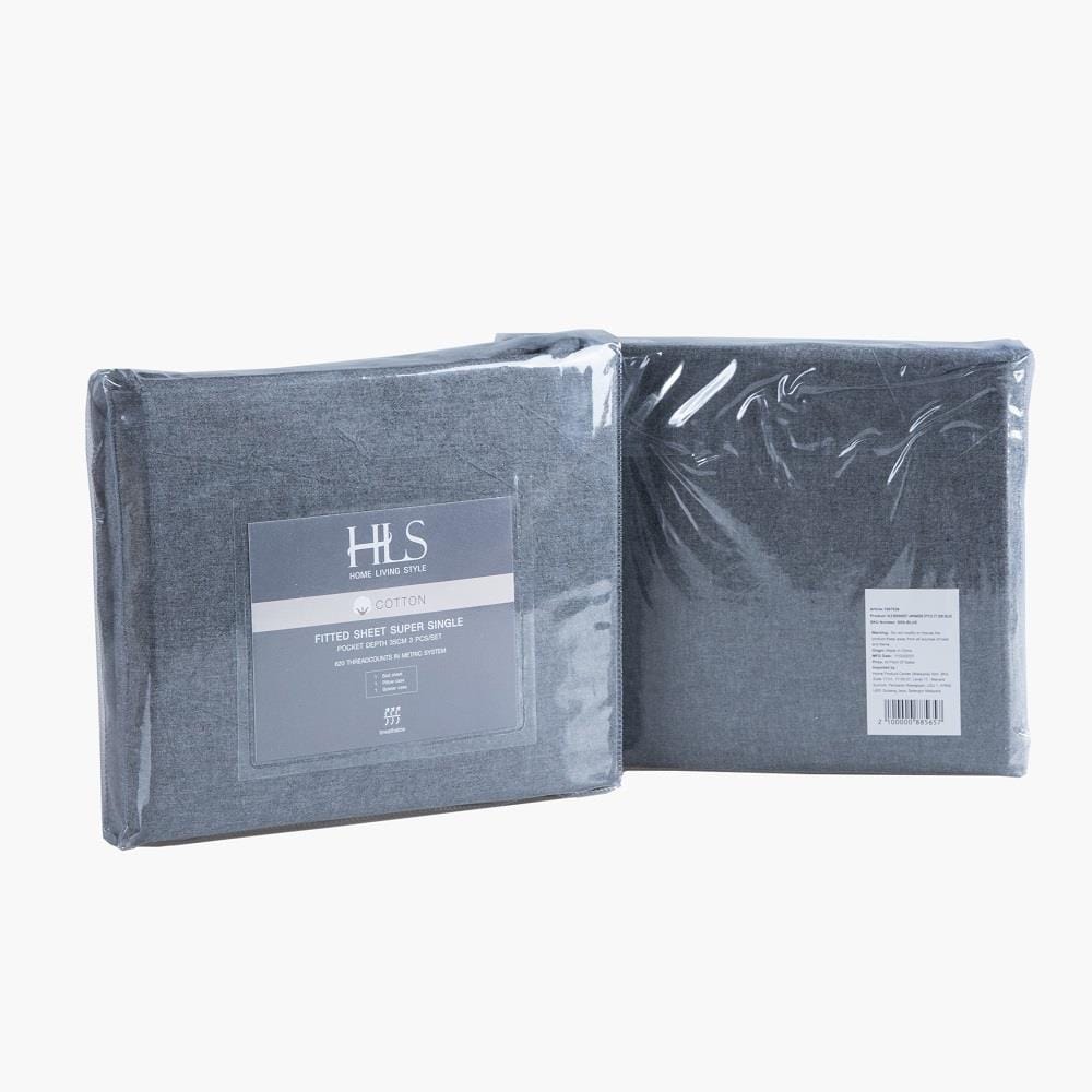 HLS BEDSHEET JAPANESE STYLE COTTON SUPER SINGLE WHITE