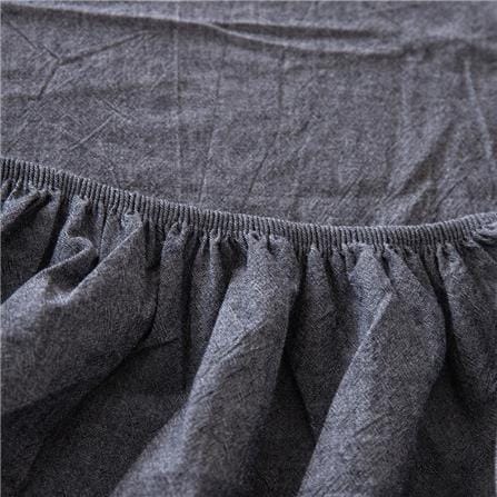 HLS BEDSHEET JAPANESE STYLE COTTON QUEEN WHITE