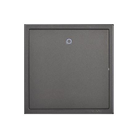 16A 1 GANG 1 WAY WITH LED H701013 BLACK SIMON