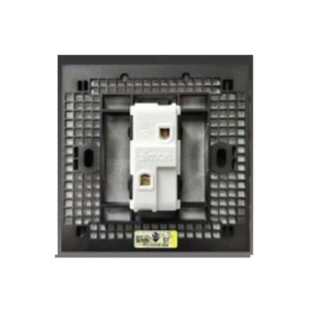 16A 1 GANG 1 WAY WITH LED H701013 BLACK SIMON