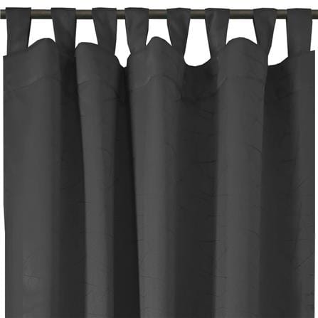 HLS CURTAIN TAB TOP LILY UV 140X220CM DARK GRAY