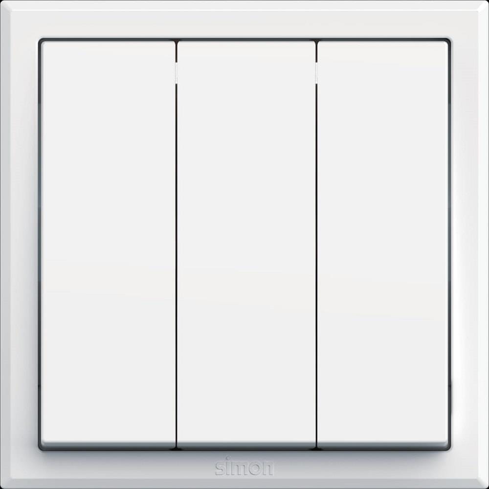 10A 3 GANG 2-WAY SWITCH 301032B WHITE SIMON