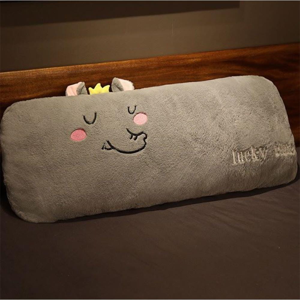 HLS PLUSH CUSHION ELEPHANT 60CM GRAY