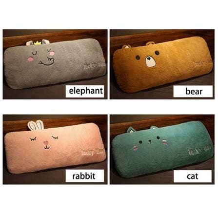 HLS PLUSH CUSHION ELEPHANT 60CM GRAY