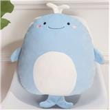 HLS PLUSH CUSHION DOLPHIN 40CM BLUE