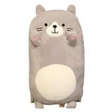 HLS PLUSH CUSHION CAT 80CM GRAY