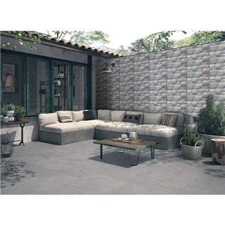CITIGRES WALLTILE 30X60CM BRICK STONE GREY GRADE A 1.44M2