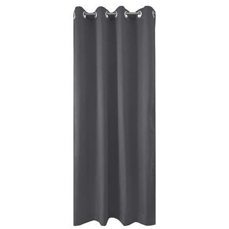 HOME LIVING STYLE DIM OUT CURTAIN EYELET LILY 140X220CM DARK GRAY