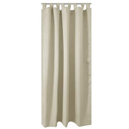 HLS CURTAIN TAB TOP LILY UV 140X280CM LIGHT BROWN