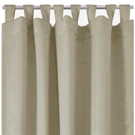 HLS CURTAIN TAB TOP LILY UV 140X280CM LIGHT BROWN