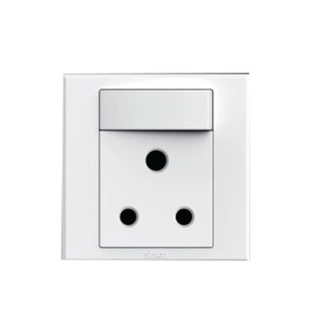 15A 1 GANG ROUND PIN SOCKET SIMON 301582 WHITE