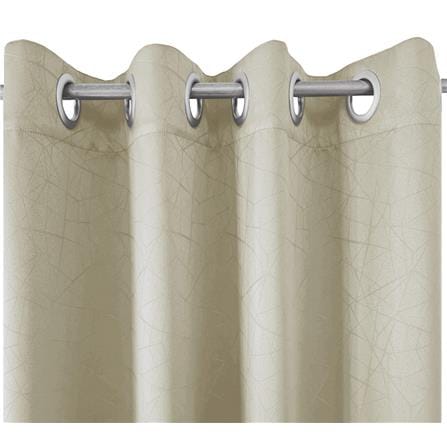 HLS CURTAIN EYELET LILY UV 140X180CM LIGHT BROWN