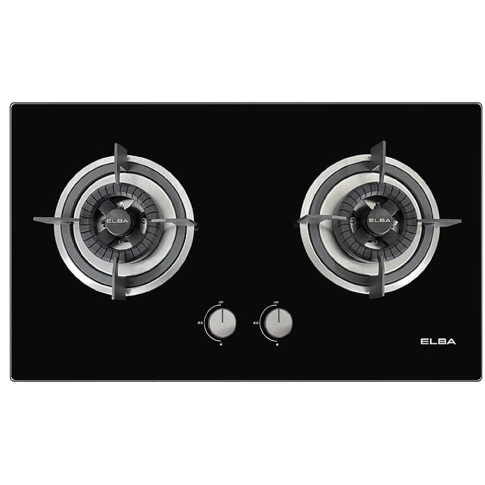 ELBA GAS HOB EGH-N8042G(BK) 2BURNERS 4.8KW 76CM