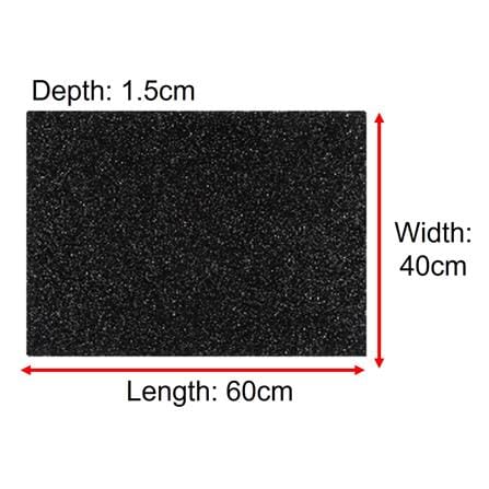 PVC COIL MAT W40 X L60 X 1.5CM SPIKE BACK