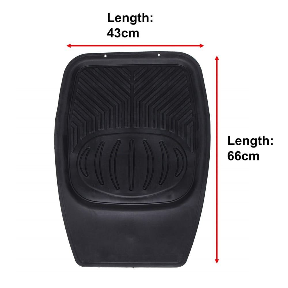 RUBBER SNOW MAT L66CM X W43CM