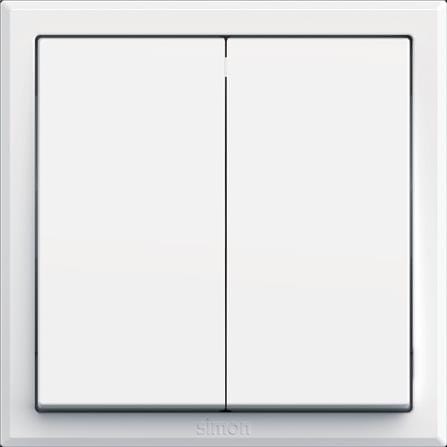 10A 2 GANG 2 WAY SWITCH 301022B WHITE SIMON