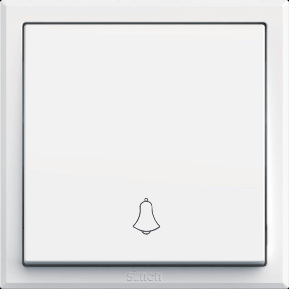 10A 1 GANG 1 WAY DOOR BELL 306301 WHITE SIMON